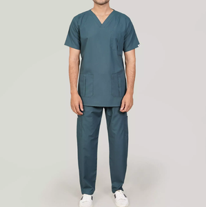Meilleures ventes : Ensembles de blouses médicales unisexes respirantes, uniformes de fabricant en gros pour femmes et hommes, blouses d'infirmière en tissu doux - Product Image 5