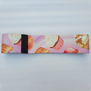 Bande de résistance personnalisée imprimée avec motif de pain pour l'exercice, ajustement confortable pour tous les âges, tissu polyester - Product Image 3