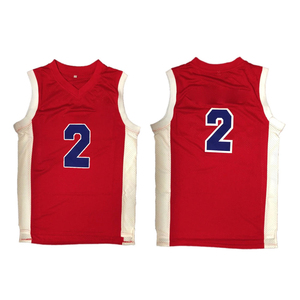 เสื้อบาสเก็ตบอลคุณภาพสูงขายดี ระบายอากาศได้ดี ซับเหงื่อ ไซส์ใหญ่สำหรับผู้ใหญ่ พิมพ์ลายแบบกำหนดเองด้วยเทคนิค Sublimation - Product Image 1