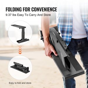 Stabilizzatore per Scala a Pioli in Acciaio 23.4 L X 11.4-18 H, Strumento di Supporto per Livellamento Scale e Superfici - Product Image 4