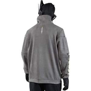 Sudadera con Capucha Unisex Estilo Techwear y Streetwear, Ciberpunk, Funcional, Cuello Alto, Personalizable, Venta al Por Mayor - Product Image 4