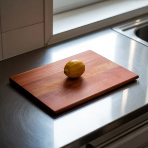 Planche à découper rectangulaire en bois d'acacia, grande planche à hacher, plateau de service de cuisine, rainure pour les jus, durable, non toxique - Product Image 2