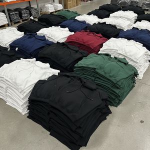 Sweat à capuche en polaire 100 % polyester épais pour homme, coupe classique, anti-boulochage, avec poche, vêtement de sport d'hiver, haut décontracté d'extérieur, logo frontal - Product Image 2