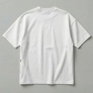 Camiseta de Algodón Slub, Tejido Transpirable Texturizado, Ligera, para Verano, Estilo Casual, Corte Holgado, para Hombre, Suave, Lisa, Estilo Urbano - Product Image 3