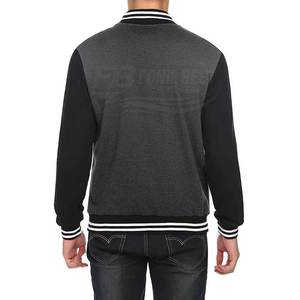 Veste universitaire d'hiver pour homme de haute qualité, prix de gros abordable, col montant, en polaire respirante, écologique, grandes tailles, faible MOQ - Product Image 3