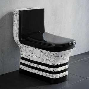 Inodoro de Cerámica de Una Pieza Vistaar de Alta Calidad, el Más Vendido, Decorativo, de Fabricante Indio - Product Image 3