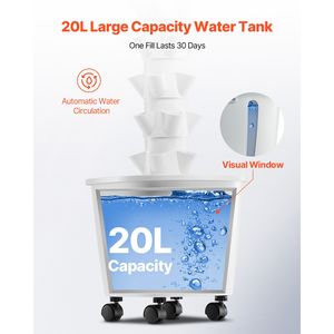 Sistema Idroponico Verticale a 6 Livelli con 30 Cialde, Pompa d'Acqua Domestica, Timer e Circuito Idrico per Uso Domestico - Product Image 4