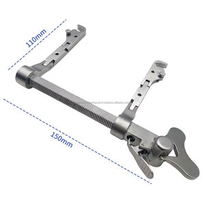 WORLD PRECISION SURGICAL Juego de Retractores Cervicales Manuales de Acero Inoxidable con Cuchillas Removibles y Separador de Doble Articulación para Cirugía de Columna Vertebral - Product Image 6