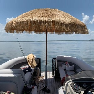 Parasol en paille de raphia pliable pour hôtel, piscine extérieure, jardin, plage tropicale, patio, réglable, décoration intérieure, fabriqué au Vietnam - Product Image 2