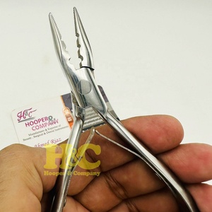 Nuevas Pinzas para Extensiones de Cabello de Uso Comercial HOOPER COMPANY, Acero Inoxidable de Grado Quirúrgico, Herramienta de Apertura de Anillos Micro Nano de Agarre Fuerte - Product Image 1