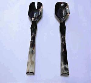 Utensilios para Ensaladas Hechos a Mano, Ecológicos, Aptos para Lavavajillas, para Cocina, Hechos en India - Product Image 2