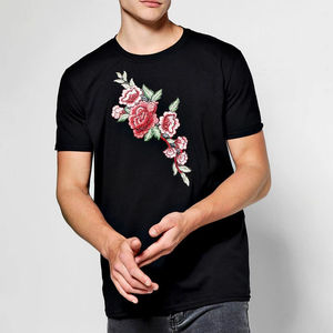 Camiseta de Verano para Hombre con Logotipo Bordado Personalizado, 100% Algodón, Cuello Redondo, Corte Regular, Transpirable y Ecológica, Diseño Casual - Product Image 2