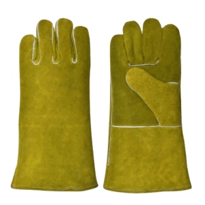 Guantes Largos de Cuero Vacuno Resistente y Transpirable, con Puño de Seguridad, Certificación CE, 11 oz, para Soldadura, Bomberos y Construcción - Product Image 4