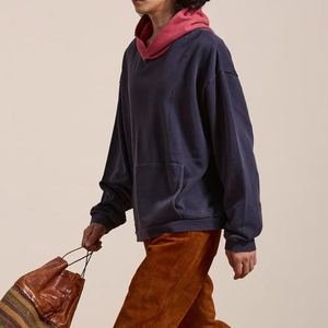 Sweat à capuche 100% Coton de Haute Qualité, Délavé à l'acide, Série High Street, Effet vieilli, Fourniture directe usine - Product Image 4