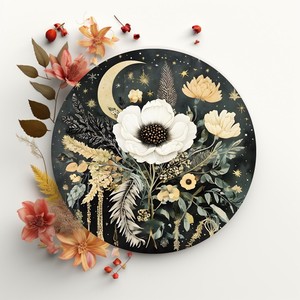 Decoración de Pared de Madera Hecha a Mano Estilo Bohemio con Cuentas - Venta al por Mayor - Product Image 2