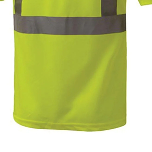 Camiseta de trabajo de manga corta reflectante de alta visibilidad para hombre, impermeable, con logotipo y talla personalizados para uniformes de trabajo en equipo. - Product Image 5