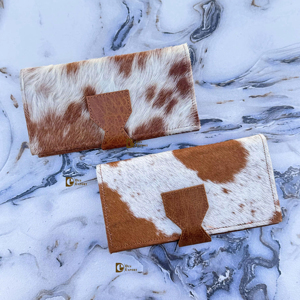 Offre Spéciale peau de vache fourrure cuir portefeuille embrayage cheveux sur cacher fourrure Multi utilisations sac à main en cuir de veau pochette sac à main Western femmes pochette - Product Image 1