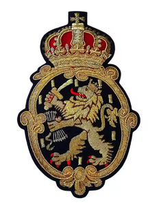 Insignia de blazer universitaria de diseño personalizado con bordado a mano de seda india y hilo de bullion, accesorios de prendas de vestir para coser, al por mayor - Product Image 2