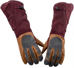 Professional Long Cuff Welding Leather <b>Gloves</b> Heat Resistant Fireproof Kevlar Stitched Welders Work <b>Gloves</b> Europe 2026 - Product Image 3