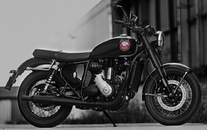 Motocicleta BSA "GOLD STAR 650" Negra con Doble Escape, Frenos de Disco y Placa de Matrícula 69 - Product Image 2