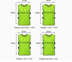Breathable <b>Soccer</b> Training Jersey Football Pinnies Jersey Polyester Football Vest Jersey <b>Soccer</b> Bibs Sportswear Adults - Product Image 5