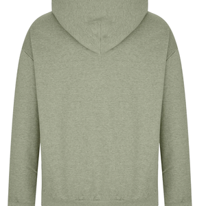<b>Men</b> Sage Green Plain Hoodie Oversized Heavyweight <b>Fleece</b> Pullover Streetwear Custom Logo Cotton <b>Thick</b> Warm Winter Casual OEM ODM - Product Image 4