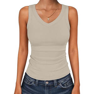 Tops Deportivos Personalizados para Mujer, Ropa de Yoga y Running, Sin Mangas, Transpirables, con Espalda Cruzada, Venta al Por Mayor - Product Image 2