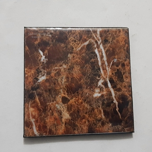 ที่รองแก้วทรงสี่เหลี่ยม4ชิ้นเสื่อและแผ่นรองแก้วลายไม้เคลือบขอบคุณ - Product Image 2