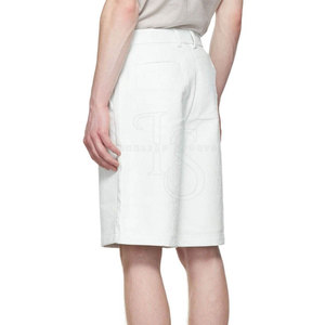 Lightweight Casual Canvas Men Leather Shorts Comfortable Button Fly Closure Top Selling Summer Wear Plain Dyed Solid <b>Waterproof</b> - Product Image 6