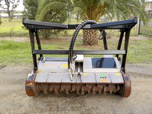 For DML Forestry Mulcher Attachment for Skid Steer Excavator High Performance Brush Cutter Land Clearing Machine with Pump Gear - Product Image 1