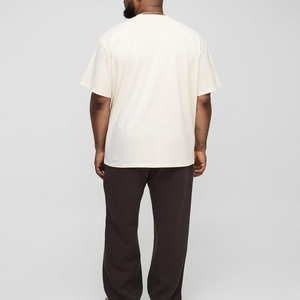 T-shirt pour homme surdimensionné à imprimé haute densité, impression personnalisée de qualité supérieure, coton, coupe décontractée ample, col rond, manches courtes - Product Image 3
