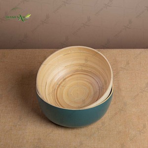 Tazones de Bambú Hechos a Mano, Ecológicos, Clásicos, Personalizados, Ligeros, Desechables, No Tóxicos, para Uso Doméstico y Fiestas - Product Image 4