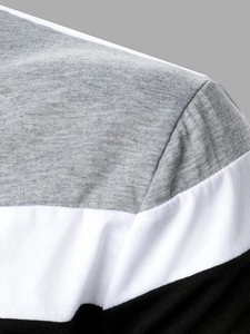 เสื้อโปโลแขนยาวของผู้ชายผ้าคอตตอน100% เสื้อยืดแขนยาวลาย3D ลำลองฤดูใบไม้ร่วง