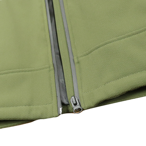 Veste polaire unisexe imperméable et coupe-vent pour l'automne, manteau de ski et de neige standard pour l'extérieur, 100 % polyester, vente en gros, à capuche, rembourrée en sherpa - Product Image 5