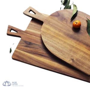 [HAUTE QUALITÉ] |   Planche à découper en bois artisanale, bloc de découpe pour viande, légumes, pain, plateau de service, export Vietnam - Product Image 1