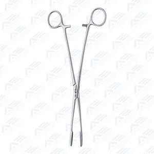 Medizinischer Schwammhalter mit Zange, Manuell Betriebene Chirurgische Instrumente für Krankenhäuser, CE-Zertifiziert, Edelstahl - Product Image 2
