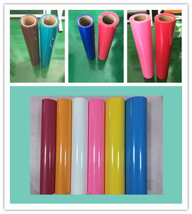 युआनप्रशंसक ईवीड खिंचाव फ्लेक्स उच्च तापमान pvc हीट ट्रांसफर विनाइल फिल्म रेस्टिक आयरन विनील टी शर्ट रोल थोक पर - Product Image 4