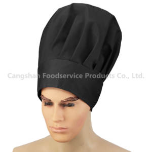 New Woven <b>Plain</b> Dyed American Style 100% Cotton Chef's Mushroom <b>Caps</b> Cangshan Fodservice <b>Cap</b> Cotton Mushroom <b>Cap</b> - Product Image 3