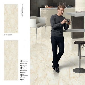 Pulpis Crema Realgres 600x1200 Poli Intérieur Intérieur Porcelaine Émaillée 2X4 Carrelage de Sol 24x48 Céramique Travertin Porcelanato - Product Image 2