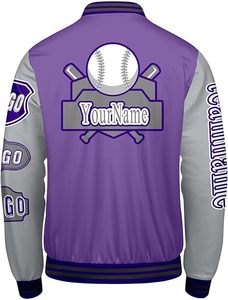 Veste d'hiver confortable pour homme, style Letterman, col montant, logo sur le devant, coupe-vent, haute qualité, écologique, à prix raisonnable - Product Image 2