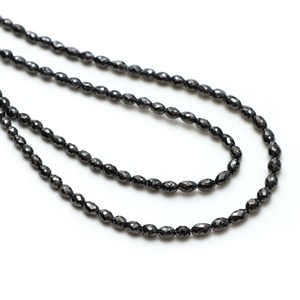 Cuentas de Diamante Natural Facetadas en Forma de Barril de 2x3mm a 3x4mm, Cuentas de Piedras Preciosas Sueltas para la Fabricación de Joyería al por Mayor - Product Image 2
