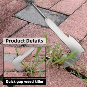 Outil de désherbage de jardin en bois d'acacia avec lame en acier inoxydable, vente en gros Moradabad - Product Image 4