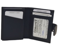Portefeuille RFID en cuir véritable minimaliste unisexe OEM, porte-cartes d'identité personnalisé, porte-passeport, porte-billets pour cartes de crédit, sac à main tendance