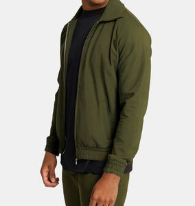 Conjunto Deportivo de Otoño al por Mayor, 2 Piezas, Traje Deportivo para Hombre, 100% Poliéster, Informal, para Correr, Traje Deportivo Sólido para Hombre - Product Image 3