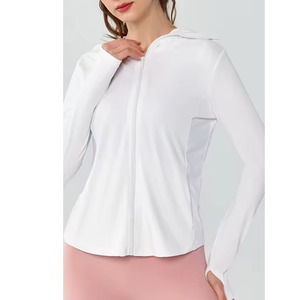Chaqueta con Capucha y Protección Solar UPF 50+ para Mujer, Ligera, Manga Larga, con Máscara, Venta al Por Mayor de Fábrica, Cortavientos de Verano para Mujer - Product Image 5