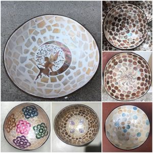Vietnamese Style Creative Eggshell <b>Coconut</b> <b>Bowl</b> Inlay Lacquered Household <b>Bowls</b> Natural Eco Friendly <b>Coconut</b> <b>Bowl</b> - Product Image 4