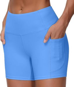 Pantalones Cortos de Verano para Mujer y Niña, con Logotipo Personalizado, de Cintura Alta Elástica, de Secado Rápido, con Efecto Levanta Glúteos, de Spandex - Product Image 2