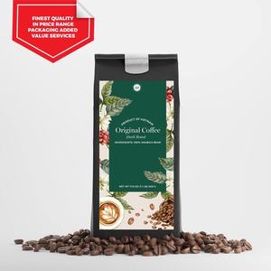 HANCOFFEE Grains de café entiers 100% Arabica torréfaction moyenne 250gr/500gr/1kg Personnalisable Faible MOQ - Échantillon gratuit - Origine Vietnam - Product Image 4