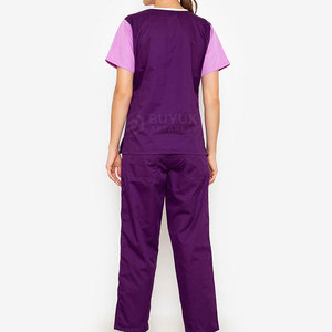 Conjuntos de Uniformes Médicos Ligeros y Cómodos de Algodón de Alta Calidad, Estilo Profesional, Manga Larga para Mujer, Uso Hospitalario - Product Image 3