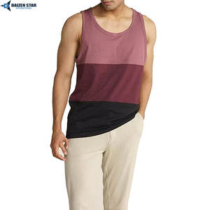 Camiseta sin mangas de algodón tejida para hombre, transpirable, de secado rápido, ecológica, con logo personalizado, al por mayor, ideal para verano y gimnasio. - Product Image 3